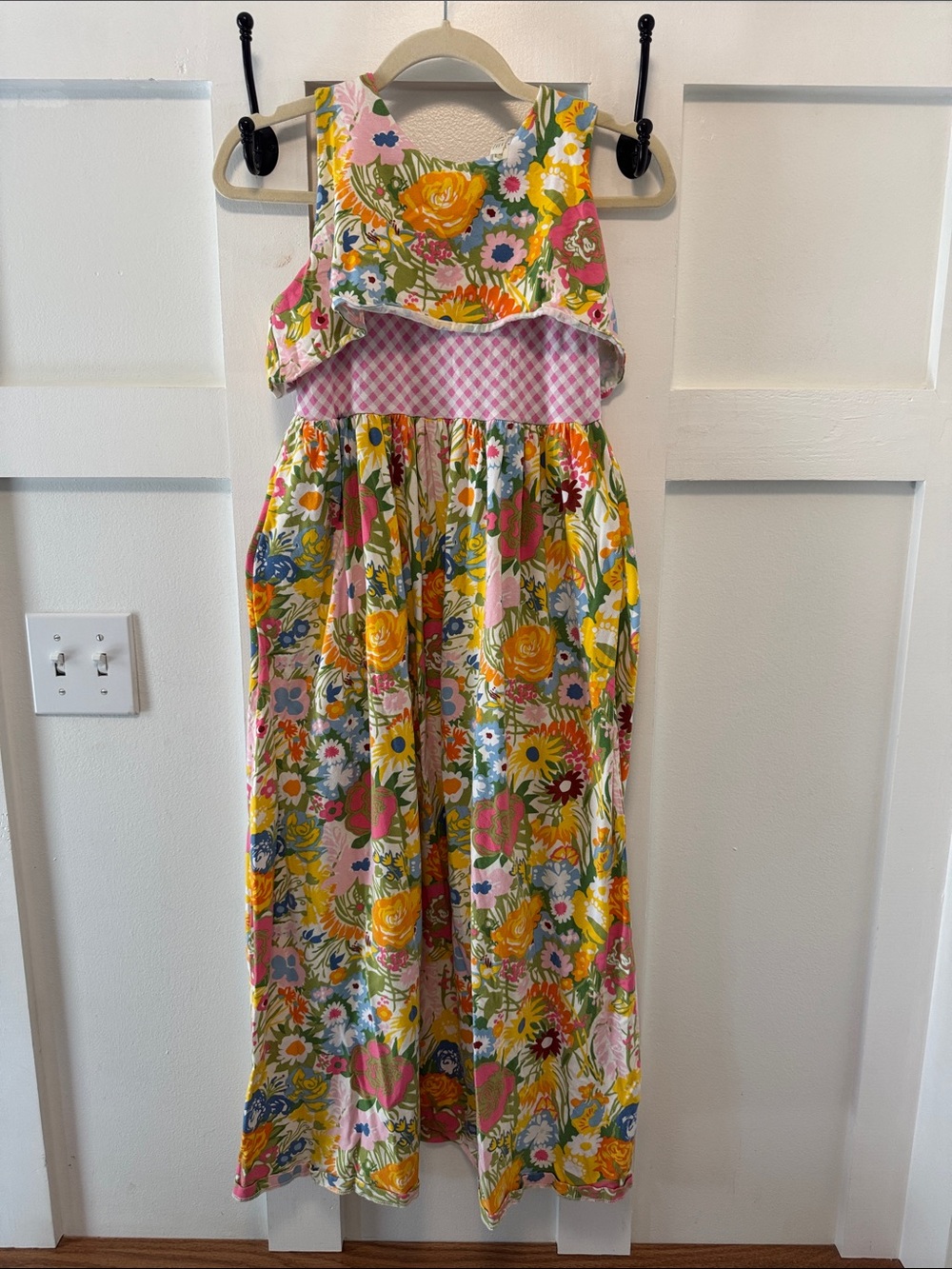 Matilda Jane Floral Maxi Dress in Yellow, Pink, and Green